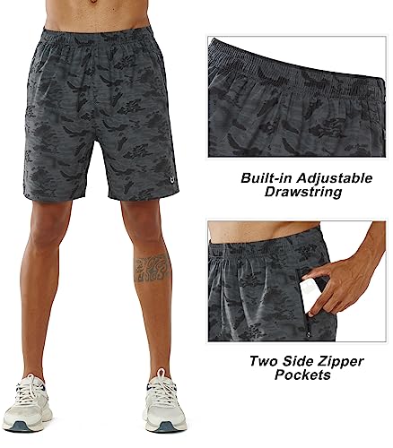 NORTHYARD Men's Athletic Running Shorts Quick Dry Workout Shorts Lightweight Sports Gym Basketball 7"/ 9"/ 5" Tennis Hiking