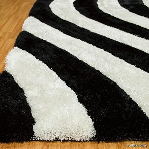 Image of Modern Quality Carpet /Trending Design Hand Woven Fluffy Rug /Mats for Bedroom /Dinning Hall /Living Room 2-inch Thick [Size 6x9 feet]