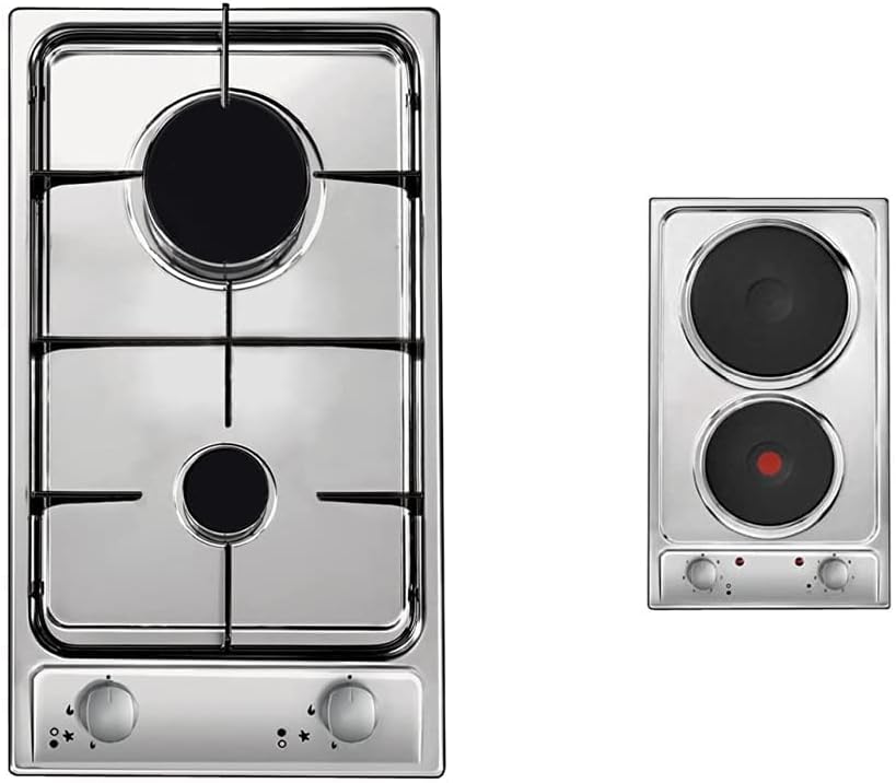 Candy Idea CDG32/1SPX Piano Cottura a Gas, 2 Fuochi, Da Incasso, Acciaio Inossidabile, Inox, 29x51x4,5 cm Candy Idea CDG32/1SPX Piano Cottura a Gas, 2 Fuochi, Da Incasso, Acciaio Inossidabile, Inox, 29x51x4,5 cm