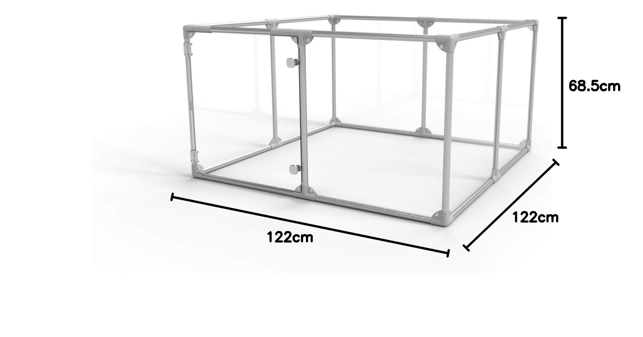 clearlylovedpets アクリルケージ