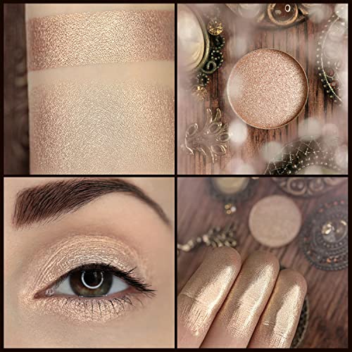 De'lanci Eyeshadow Palette Nude Natural Smokey , 18 Soft Warm Matte Shimmer Champagne Shades, High Pigmented Neutral Shimmer Metallic Long-Wearing Brown Sultry Eye Shadow Makeup Pallet, Earth Tone… #TOP4