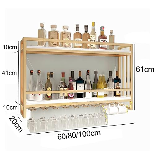 Casier à vin mural moderne en fer pour libérer de l'espace de bar - 8