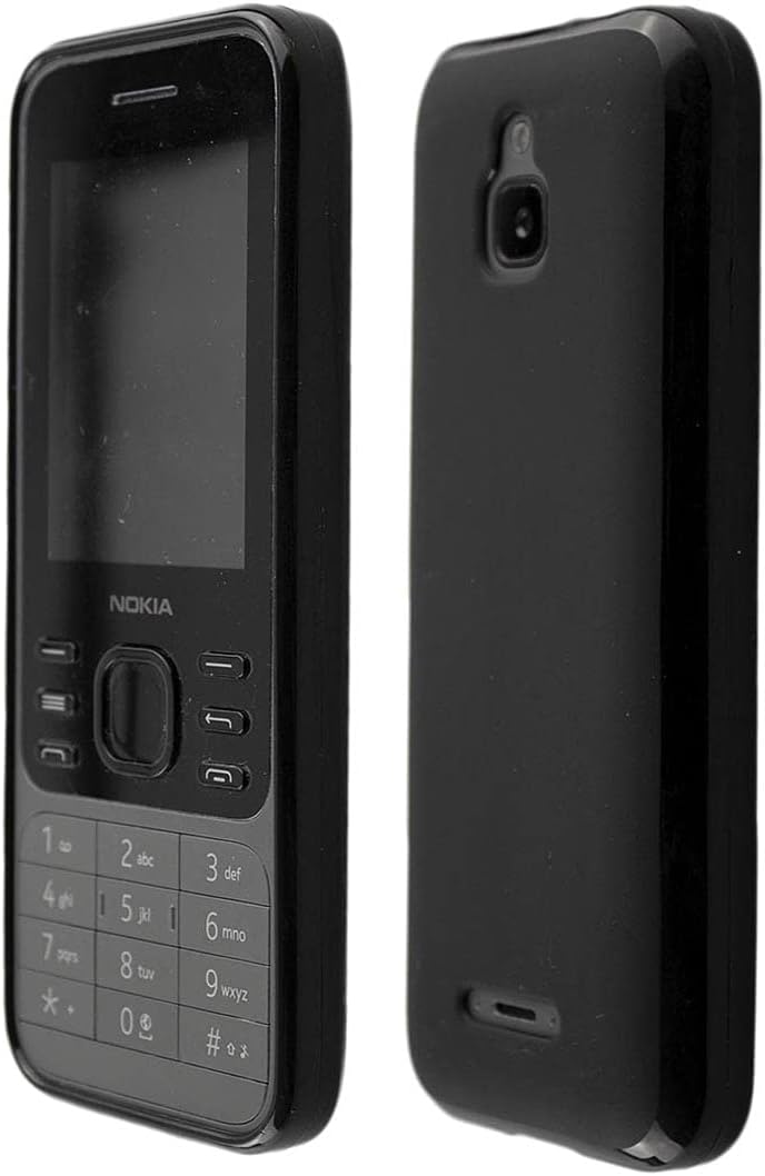 caseroxx TPU-Case in black for Nokia 6300 4G – shockproof & precise fit