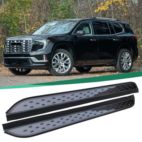 Estribos laterales de aluminio para GMC Acadia 2 piezas