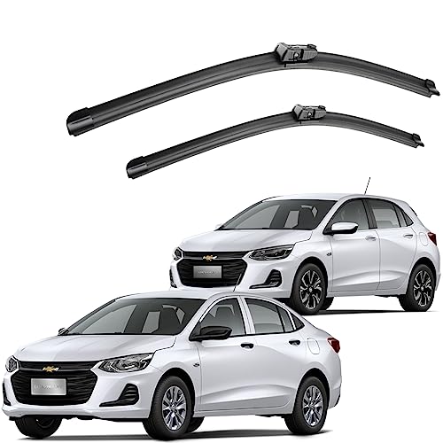 Par Palheta Limpador Parabrisa Novo Onix Hatch Sedan 2020 á 2024