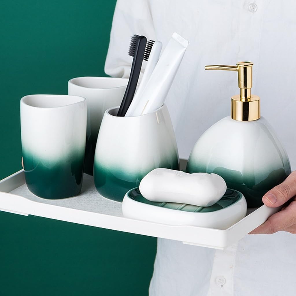 Brush Teeth Wash Utensils Mouth Cup Brush Gargle Mouthwash Set Supplies Piece Bathroom