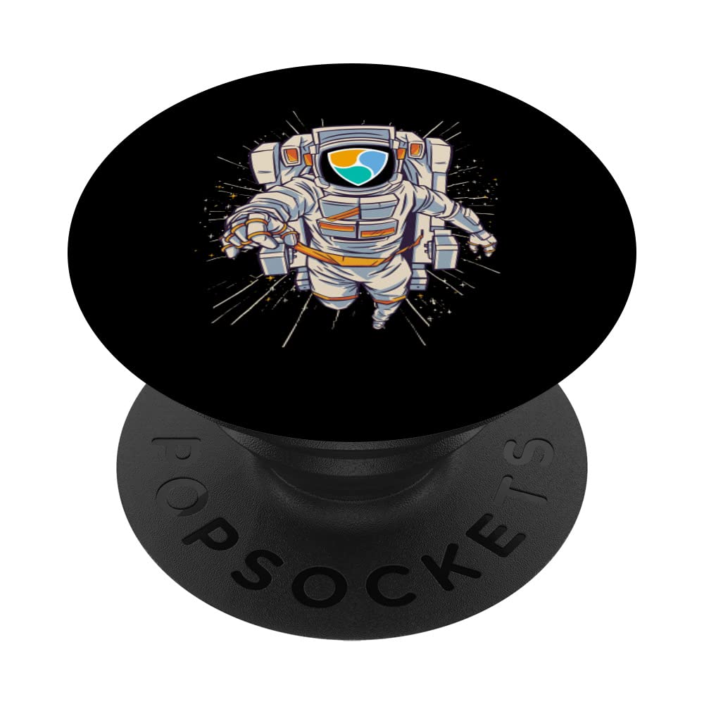 NEM Crypto Tee, NEM Astronaut to Moon PopSockets Swappable PopGrip