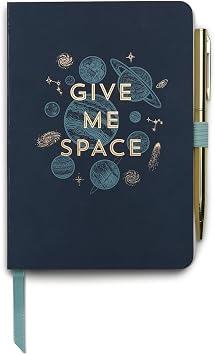 DesignWorks Ink Vintage Sass 10,4 x 14,7 cm Soft Notebook With Pen, 96 Sheets, Give Me Space