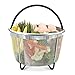 Stainless Steel Steamer Basket Divider Insert Accessory for Instant Pot 6 Qt, Must have Kitchen Accessories for Steaming Vegetables, Fruit and Eggs(DIVIDER)
