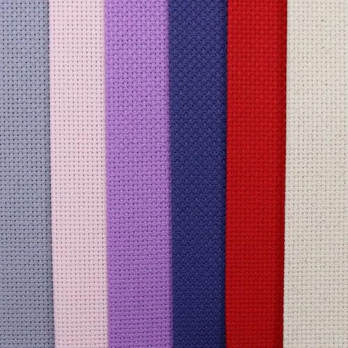 Image of KCS 6 pc of 12 inch x 18 inch (30cmx45cm) Counted Cotton Aida Cloth Cross Stitch Fabric (14CT-J)
