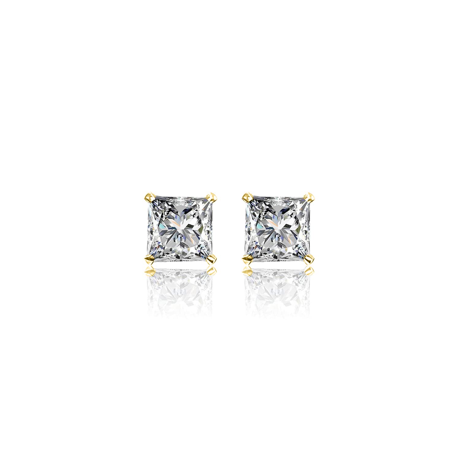 See full amazon price history chart for HIGHSPARK 925 Silver Solitaire Square Stud Earrings in Gold Finish| 92.5 Sterling Silver & Square Brilliant Cubic Zirconia Tops for Men Women Boys & Girls | Gold 3mm HIGHSPARK 925 Silver Solitaire Square Stud Earrings in Gold Finish| 92.5 Sterling Silver & Square Brilliant Cubic Zirconia Tops for Men Women Boys & Girls | Gold 3mm (B0B6WJF2BC) Amazon Price History, Amazon Price Tracker