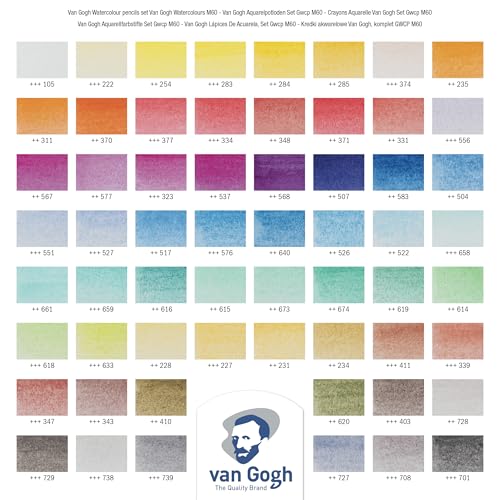 Van Gogh 水彩色鉛筆 60色 T9774-0065 の商品画像 2