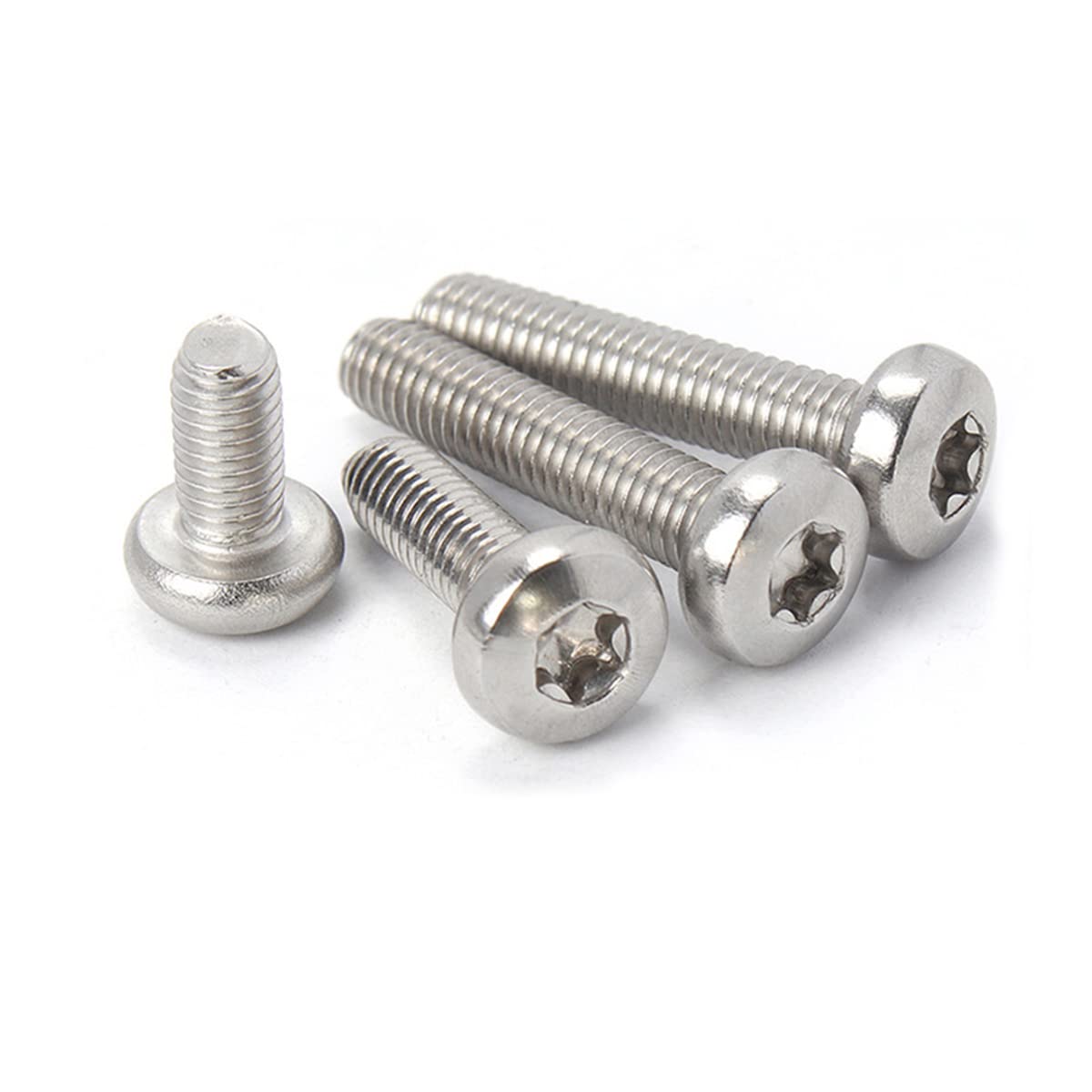 Qrity 25 Pezzi Vite Torx, M5 x 16mm Viti a Macchina Torx, Bulloni a Testa Tonda Viti, Pulsante Testa Torx Viti a Macchina, Filettatura Completa