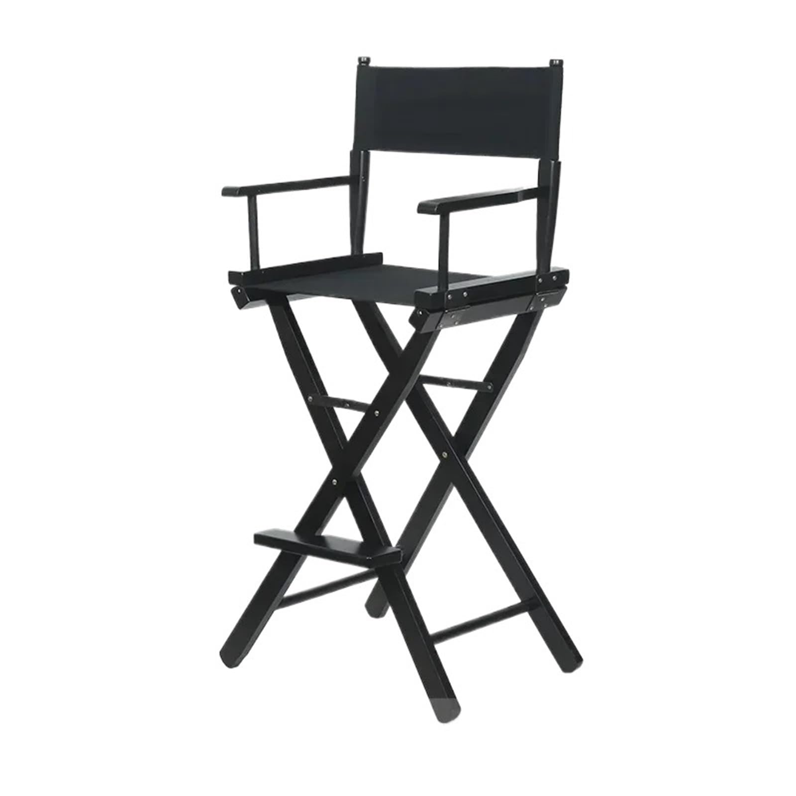Chaise de directeur en bois pliable et légère pour un espace maquillage élégant