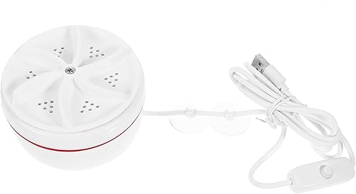 POPETPOP Lavadora portátil Mini USB Turbo Lavadora para Viajes Uso Doméstico Fregadero Lavadora Inteligente con Rotación Avanza-Retroceso