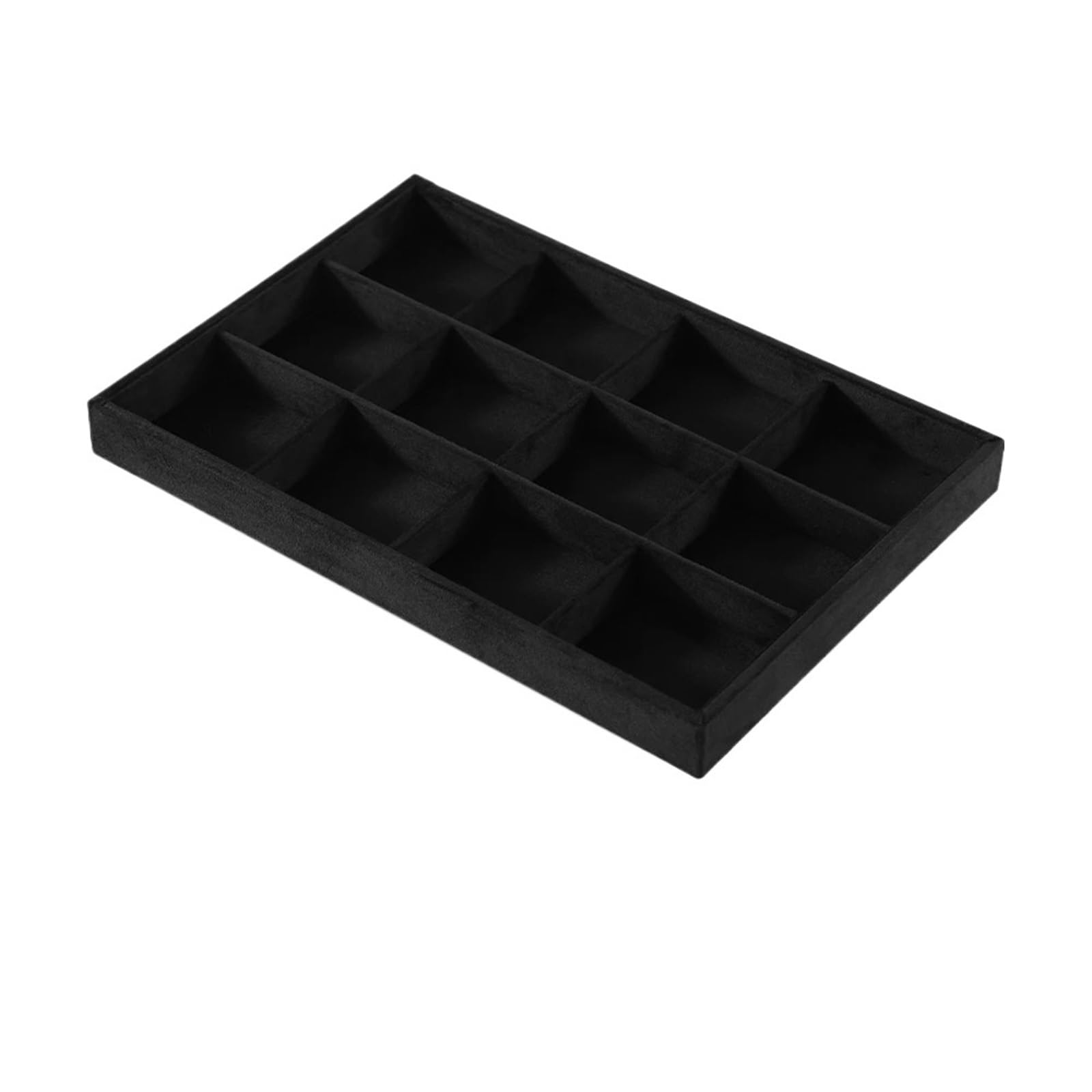 YUSUZH Ring Earring Bracelet Necklace Display Tray Table Top Stackable Drawer Storage Jewelry Organizer for Rings, Earrings