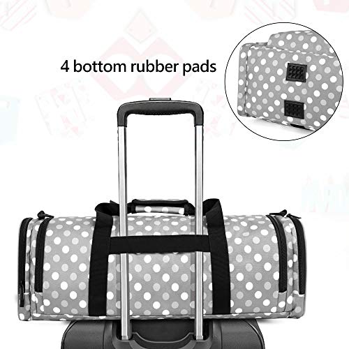 LUXJA Bag Compatible with Cricut Explore Air (Air2) and Maker, Carrying Case Compatible with Cricut Die-Cut Machine and Accessories (Bag Only), Gray Dots - Image 5