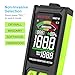 MESTEK Pinless Wood Moisture Meter - Digital Moisture Detector for Lumber Drywall Firewood Masonry Woodworking Plaster Floor Concrete Building, Moisture Reader and Tester with LCD Display & Audible