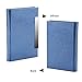KISSWILL Business Card Holder, 2 Pack Leather Business Card Case with Magnetic Shut, Name Card Holders for Men and Women (Black/Blue)