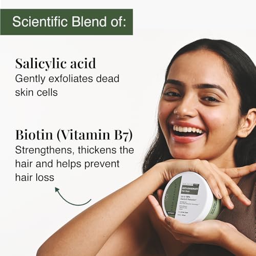 Image of Bare Anatomy Expert Anti-Dandruff Shampoo + Mask|Dandruff Reduction|Targets Oily Scalp & Sheds Dry Flakes|Advanced Hair Growth Serum|Hair Growth & Hair Fall Control Serum For Women & Men, 550 gm