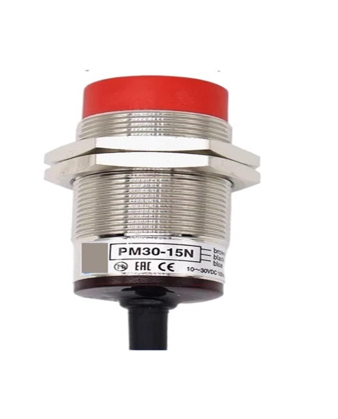 OSHZIKJII 1PC PM30-10N-10P-15N-15P-15NB-20N Proximity Switch Sensor(PM30-15N NPN NO)