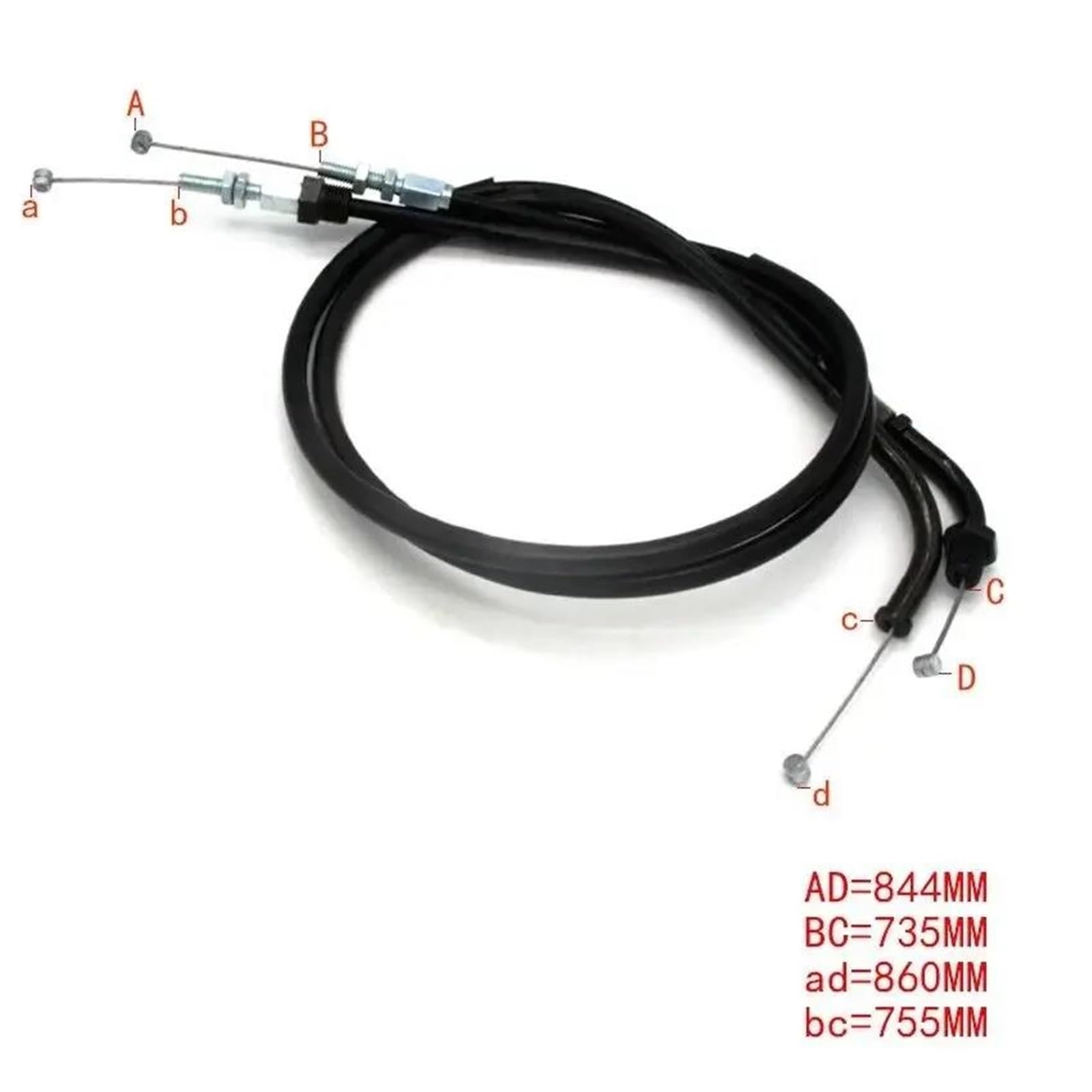 Câble D'accélérateur De Moto pour CBR400RR NC23 1987-1989 NC29 1990-1994 17910-KT8-000 17920-KT8