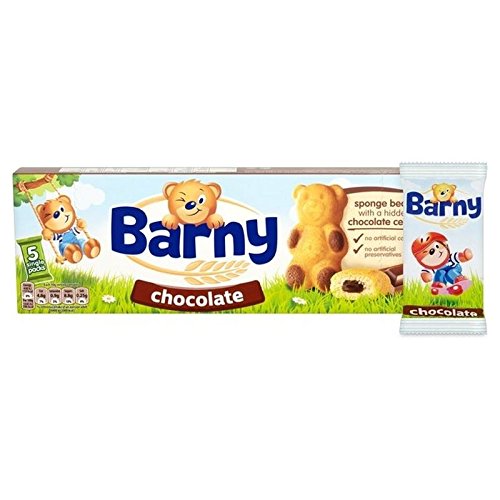 Barny Sponge Bears Chocolate 5 x 30g - Pack of 6