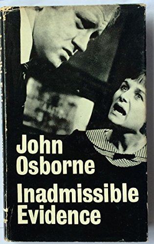 Inadmissable Evidence a Play By John Osborne B000KO81U2 Book Cover