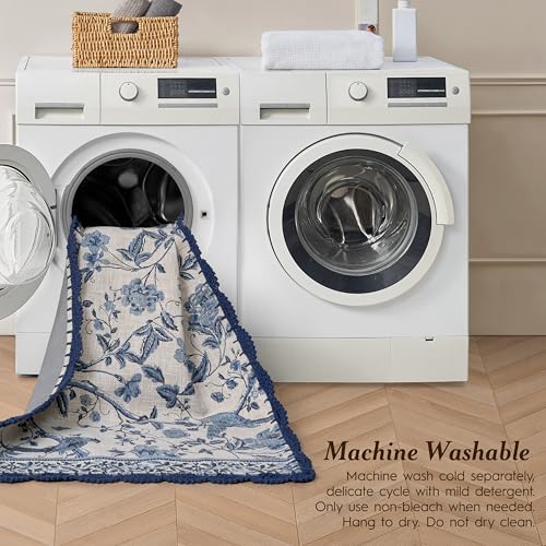 Tapete Laura Ashley Algodón 26" x 45" Antideslizante miniatura 6