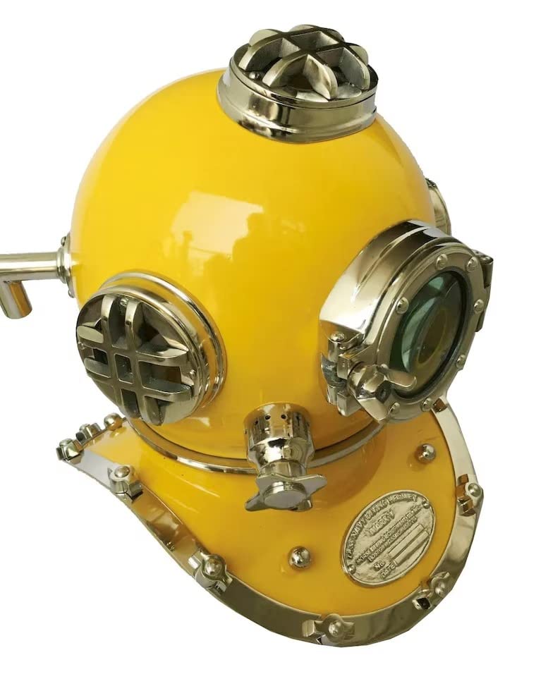 Casco de buceo de latón para regalo náutico coleccionistas réplica militar EE. UU.