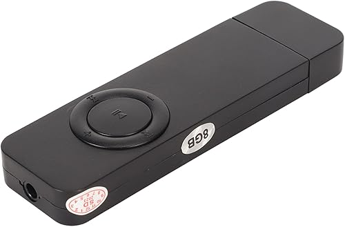 Reproductor de MP3, memoria de 8 GB, reproductor de MP3 portátil, batería de 180 mAh, unidad flash USB ligera, HiFi sin pérdidas, soporte de sonido