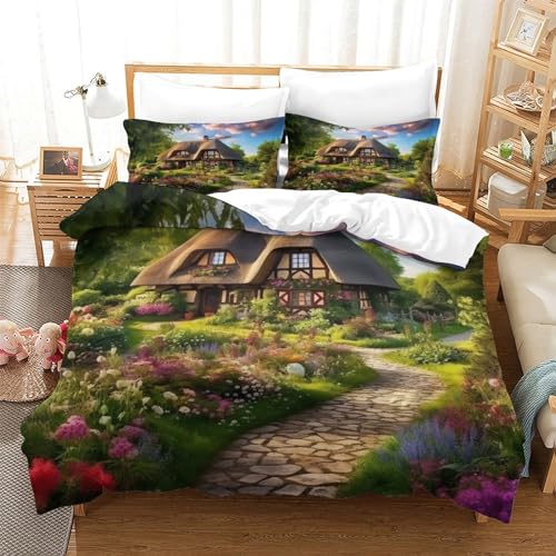 Parure de lit style rustique pour chambre king size chaleureuse