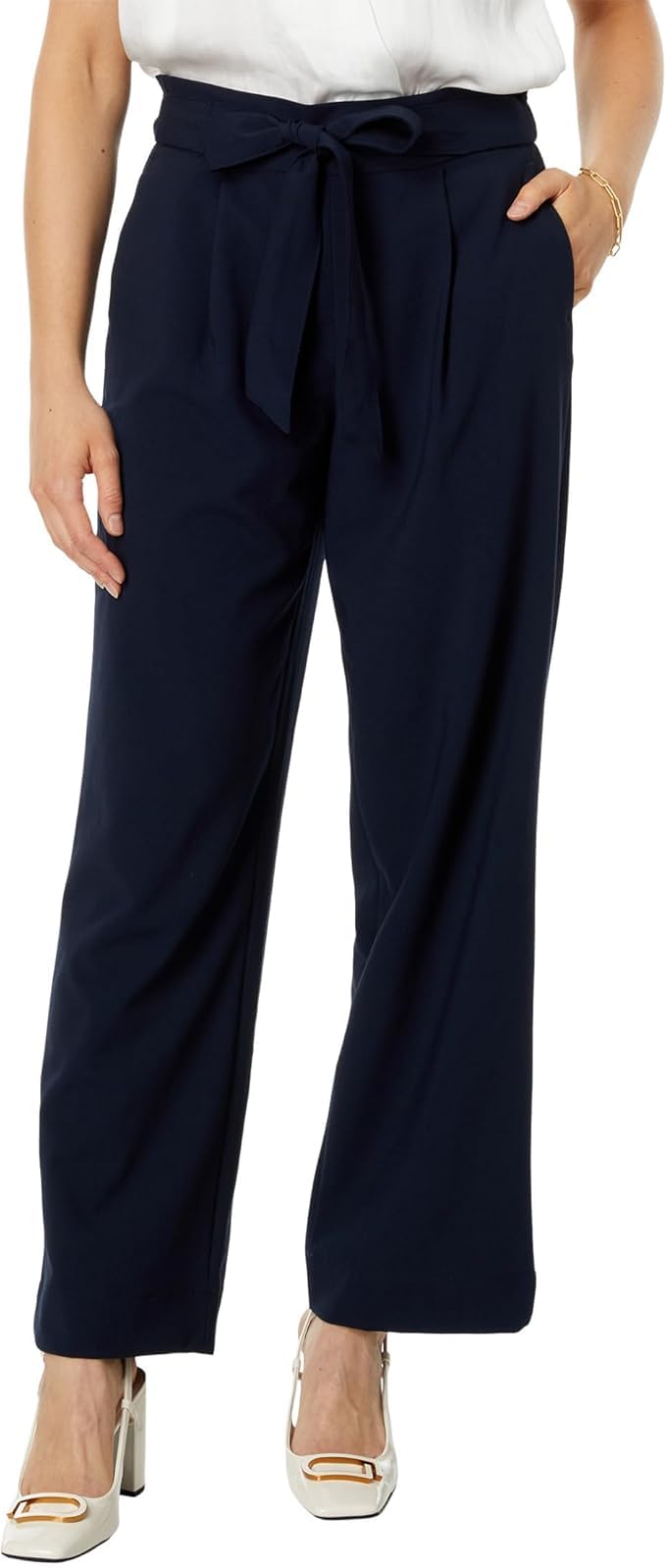 Tommy Hilfiger Mens Elastic Belted Pants