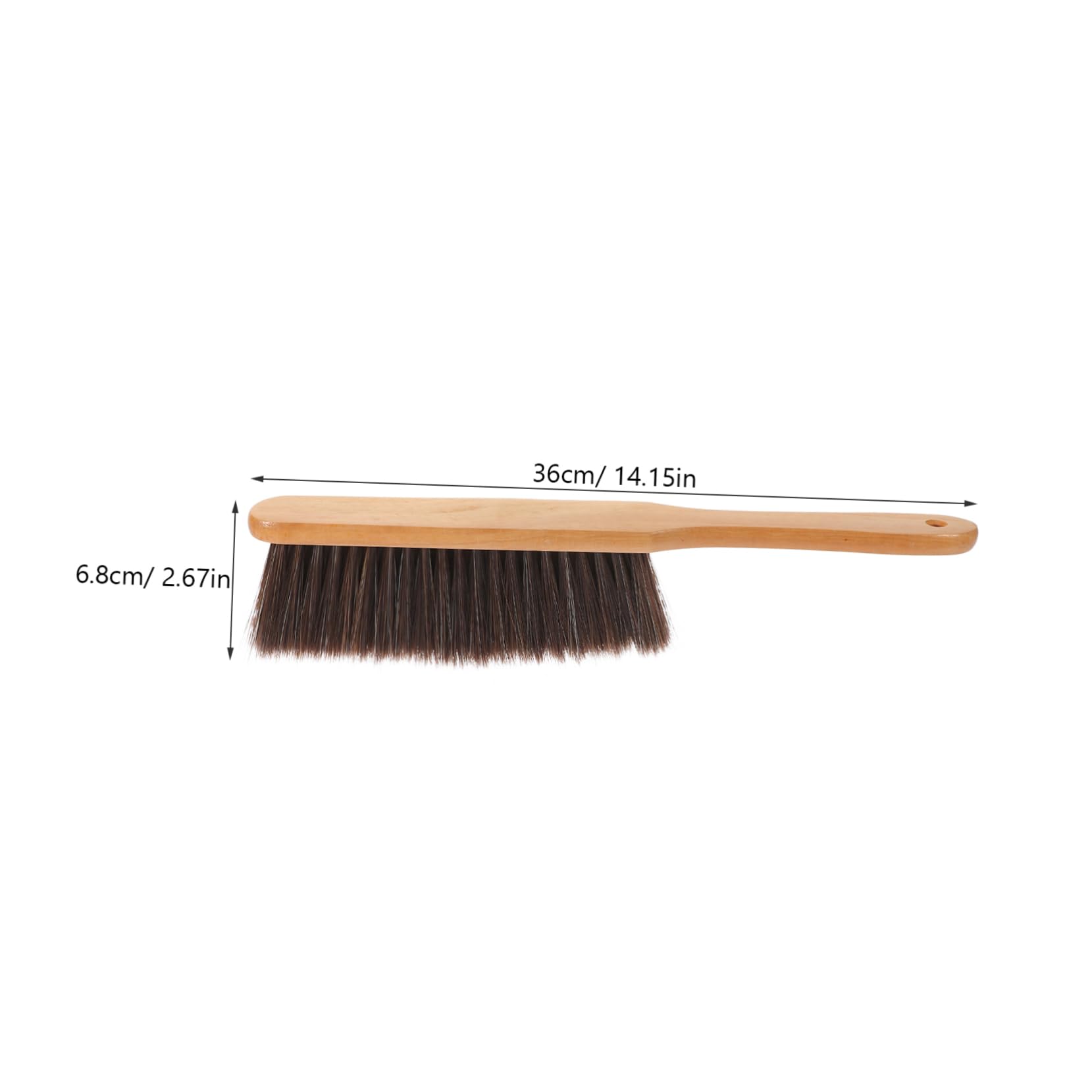 IWOWHERO Dust Brush Cleaner 2pcs Handheld Small Broom Brush for Bed Kitchen Car Upholstery Handle