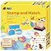 Produktbild Avenir 6301766 Stempelset Haustiere, Kreativset mit Holzstempeln und Stempelkissen für Kinder ab 5 Jahren, Match and Stamp, Hund, Katze, bunt