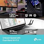 TP-Link USB 3.0 WiFi Adapter for Desktop PC (Archer TX30U Plus)-AX1800 WiFi 6 Dual-Band Plug and Play Wireless Network Adapter with 2.4GHz, 5GHz, 2×High Gain Antenna, WPA3, Supports Windows 11/10 - Image 4