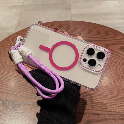 Coque acrylique pour iPhone 15 Pro transparente antichoc PurpleGS