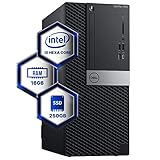 Dell Optiplex 7070 Tower Desktop Computer | Hexa Core Intel i5 (3.2) | 16GB DDR4 RAM | 250GB SSD Solid State | Windows 11 Professional | Home or Office PC (Renewed)