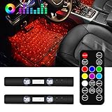 UPGRADED Interior Car Lights, MIHAZ LED Car Strip Lights with Star Light Projector Remote Control...