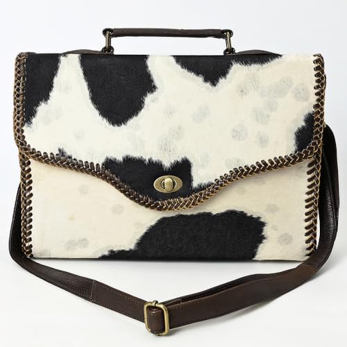 American Darling Briefcase Hair On Genuine Leather women bag western handbag purse2