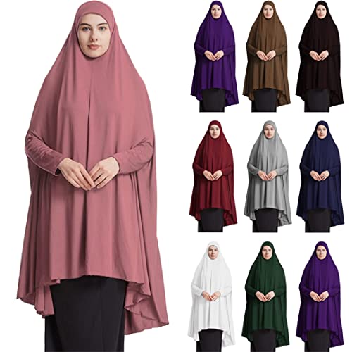 Muslim Large Women Hijab Overhead Prayer Abaya Scarf Islam Dress Niqab Arabic Ramadan2
