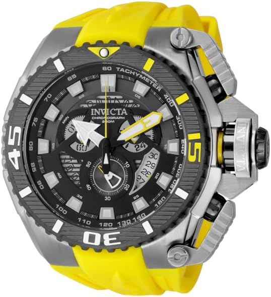 Invicta Sea Hunter Men 57mm Stainless Steel Gunmetal + Steel Black+Gunmetal dial VK68A Quartz