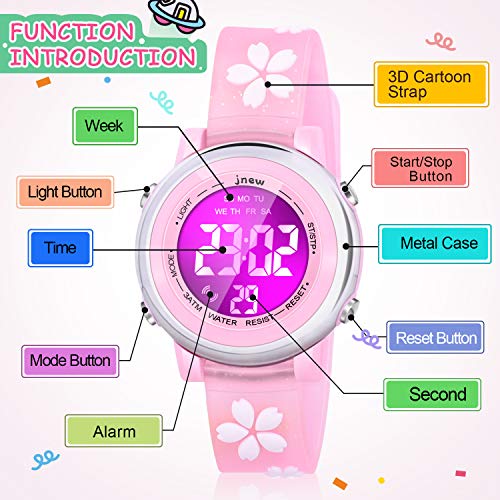 Girls Watches Age 3-10 with Waterproof Alarm - Best Gifts for Girls2