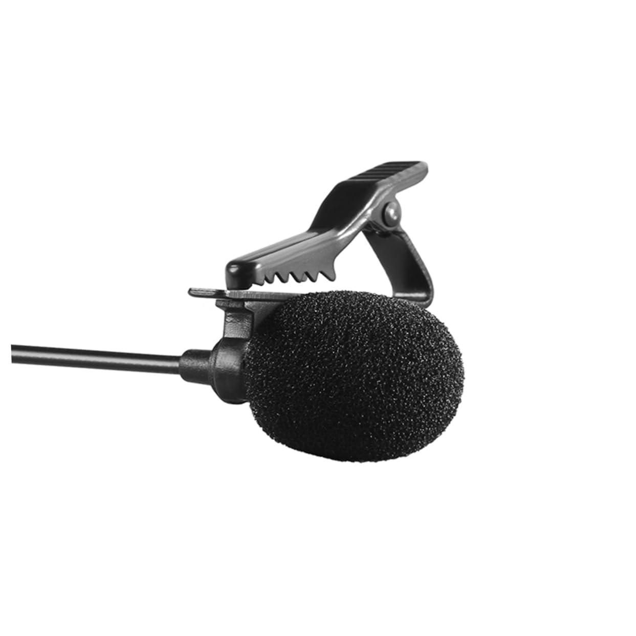 Totority 24Pcs Microphone Clip Mini Lapel Lavalier Tie Clips with Sponge Covers for Karaoke Voice Recording and Video Conferencing Durable Construction Black