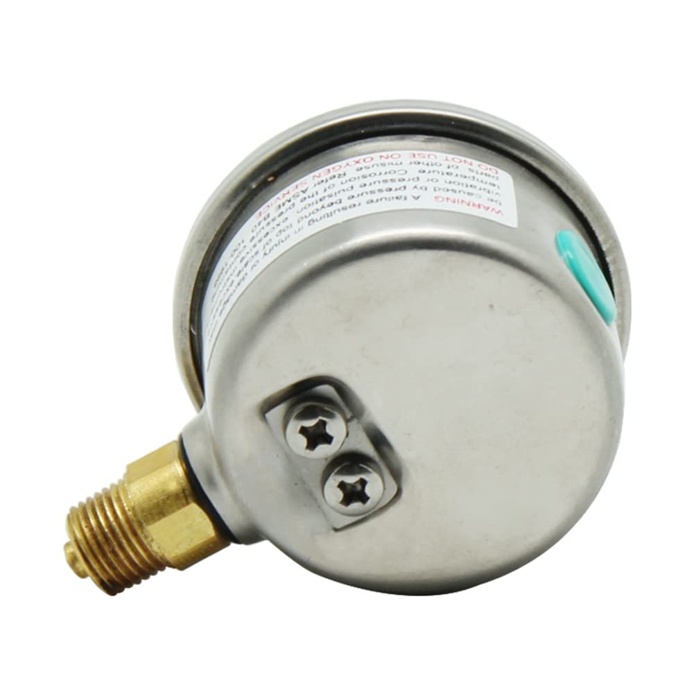ManomèTre Vertical d'air de PlongéE sous-Marine PCP pour Station de Remplissage Double Gamme 40Mpa ManomèTre 1/8Npt