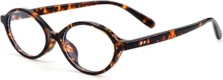 Small Oval Blue Light Glasses for Women Fashion Retro TR90 Oval Frames Computer Screen Glasses