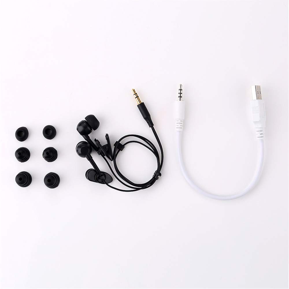Lecteur MP3 étanche IPX8 intégré 8 Go pour sport, natation, course, plongée, surf, musique avec radio FM et fonction Shuffle Casque Hi-Fi (doré)
