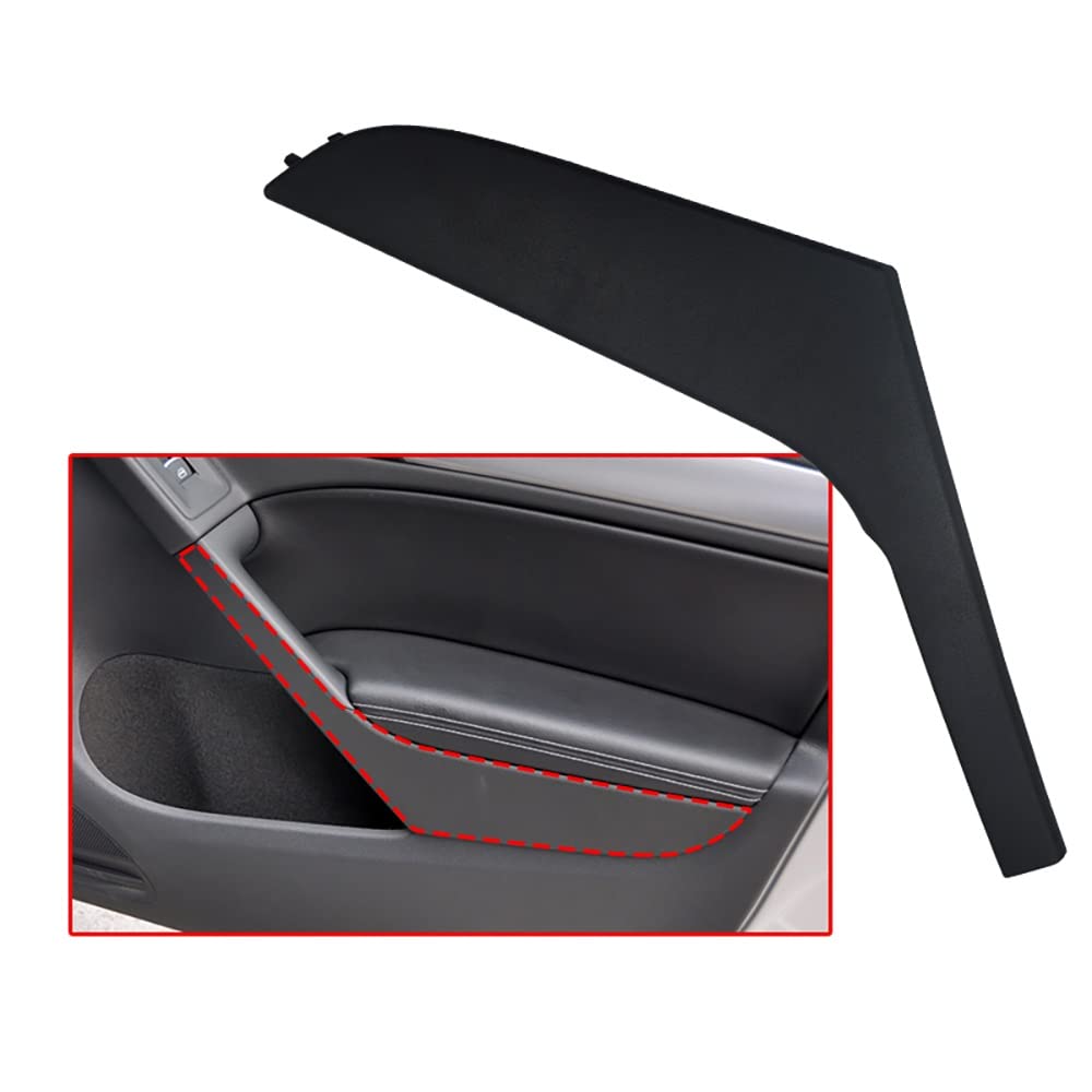 Tirador De Puerta Interior De Coche Para VW Passat B5.5 Para Puerta Trasera Izquierda 3B4867179B 3B4867371 Negro BBB