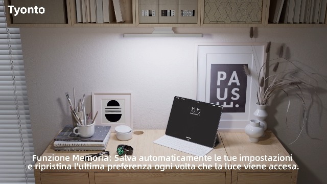 Striscia LED Da Incasso Tyonto 32 Cm, Batteria Ricaricabile, Dimmerabile, Per Cucina E Armadi - Foto 5