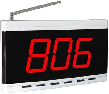 SINGCALL Wireless Restaurant Calling System Display Receiver APE9500